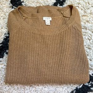 J. Crew Soft Tan Pullover Sweater (S)